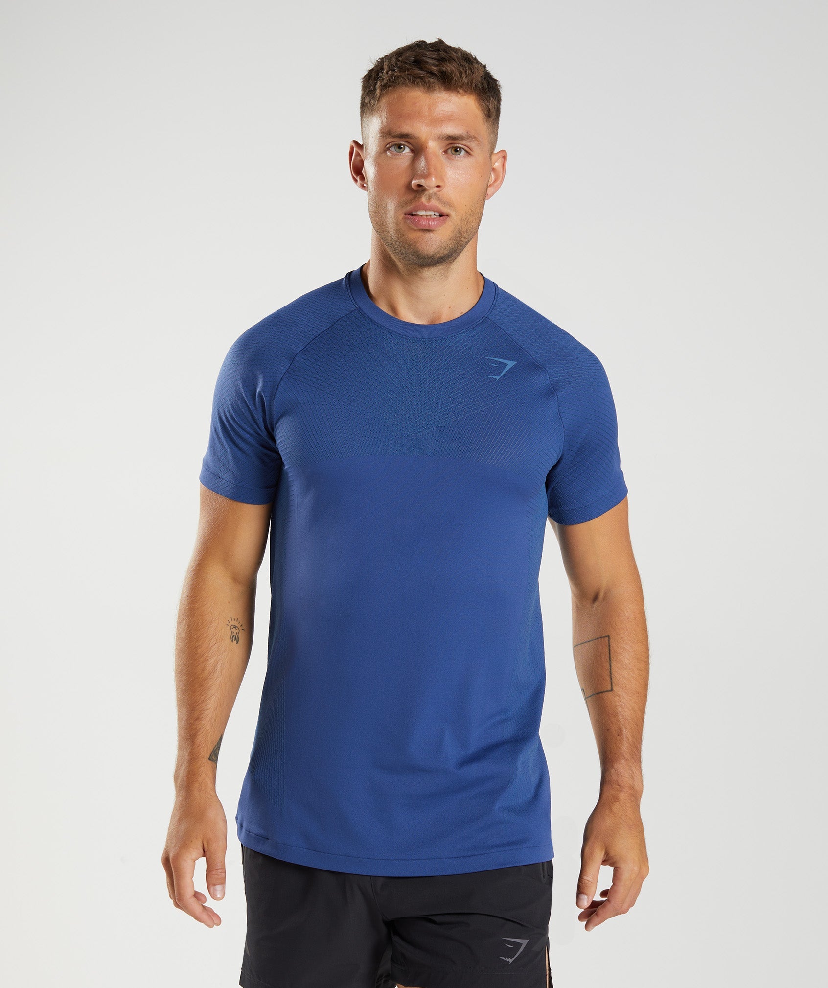 Gymshark Apex Seamless T-shirts Herren Blau | 3498750-KZ
