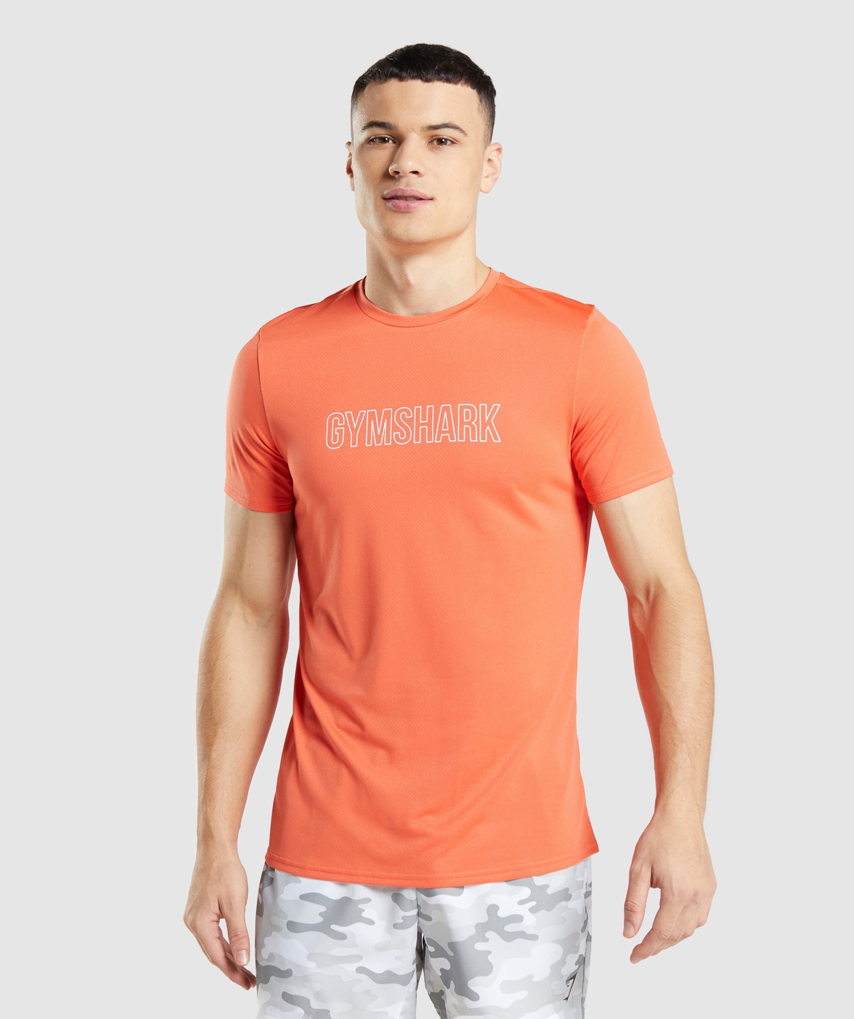 Gymshark Arrival Graphic T-shirts Herren Orange | 9253146-EM