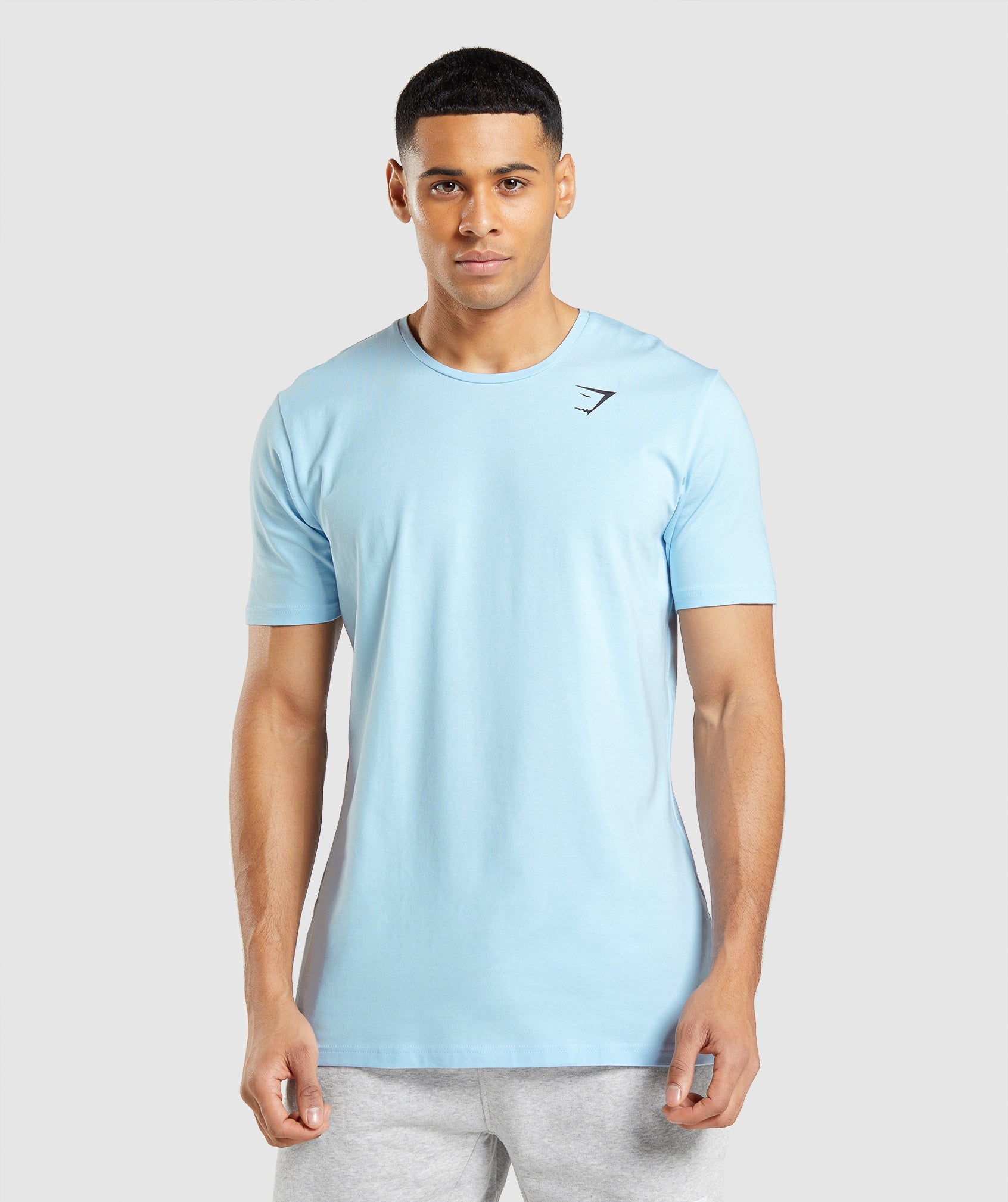 Gymshark Essential T-shirts Herren Blau | 7250834-ZY