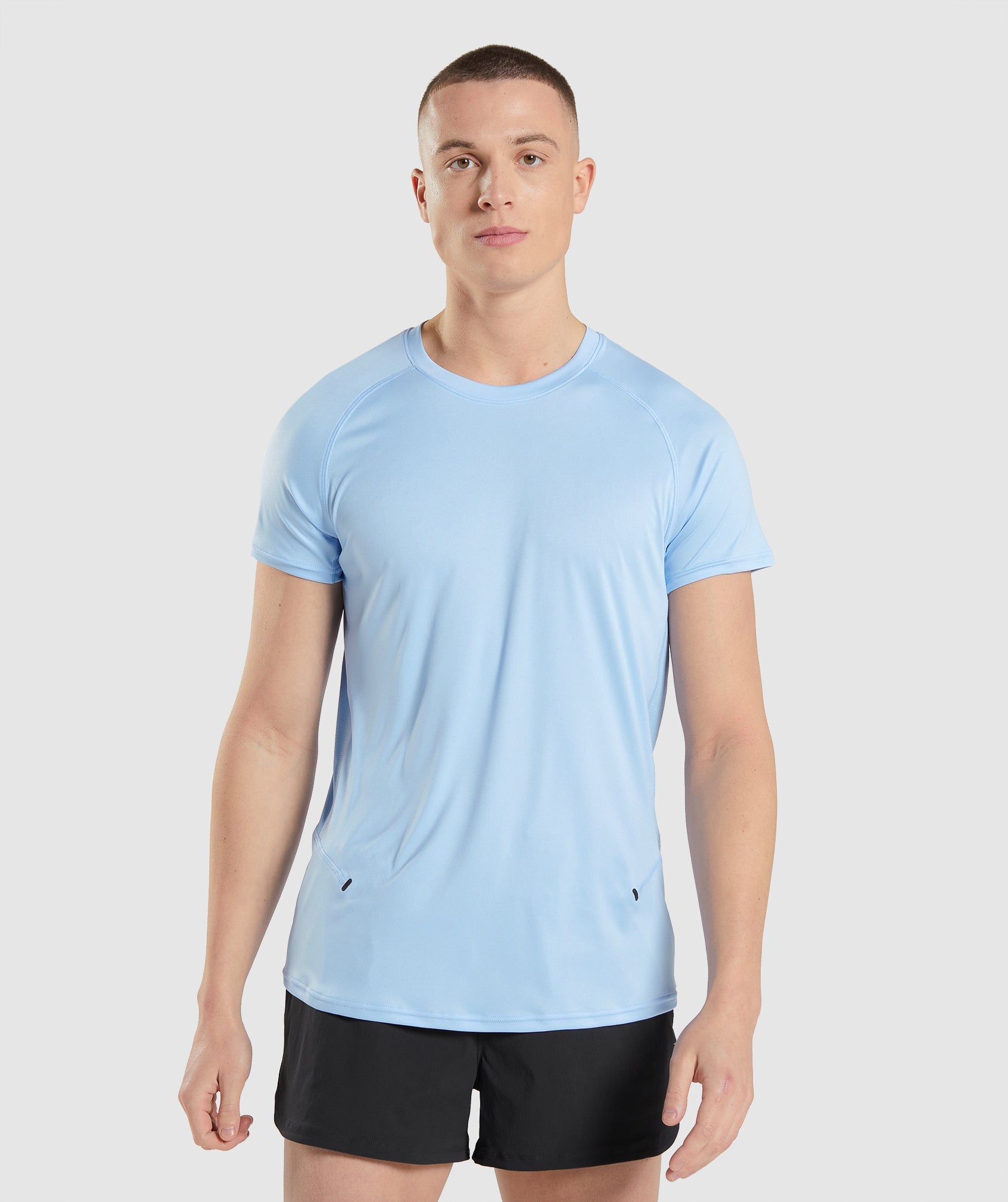 Gymshark Speed Evolve T-shirts Herren Blau | 2398716-IM