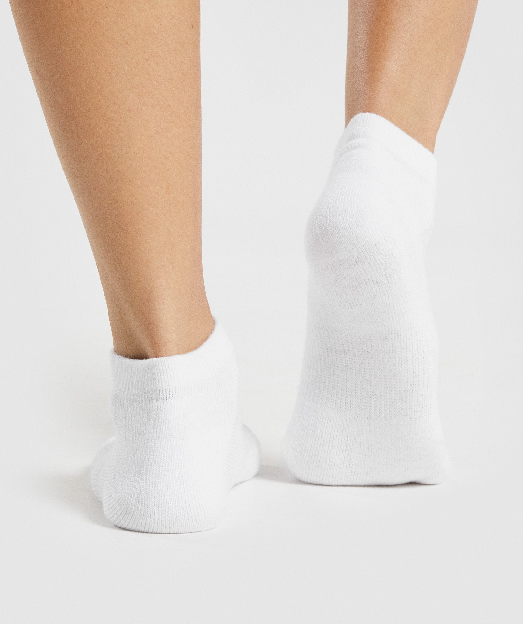 Gymshark Ankle 3pk Socken Damen Weiß | 6714893-JA