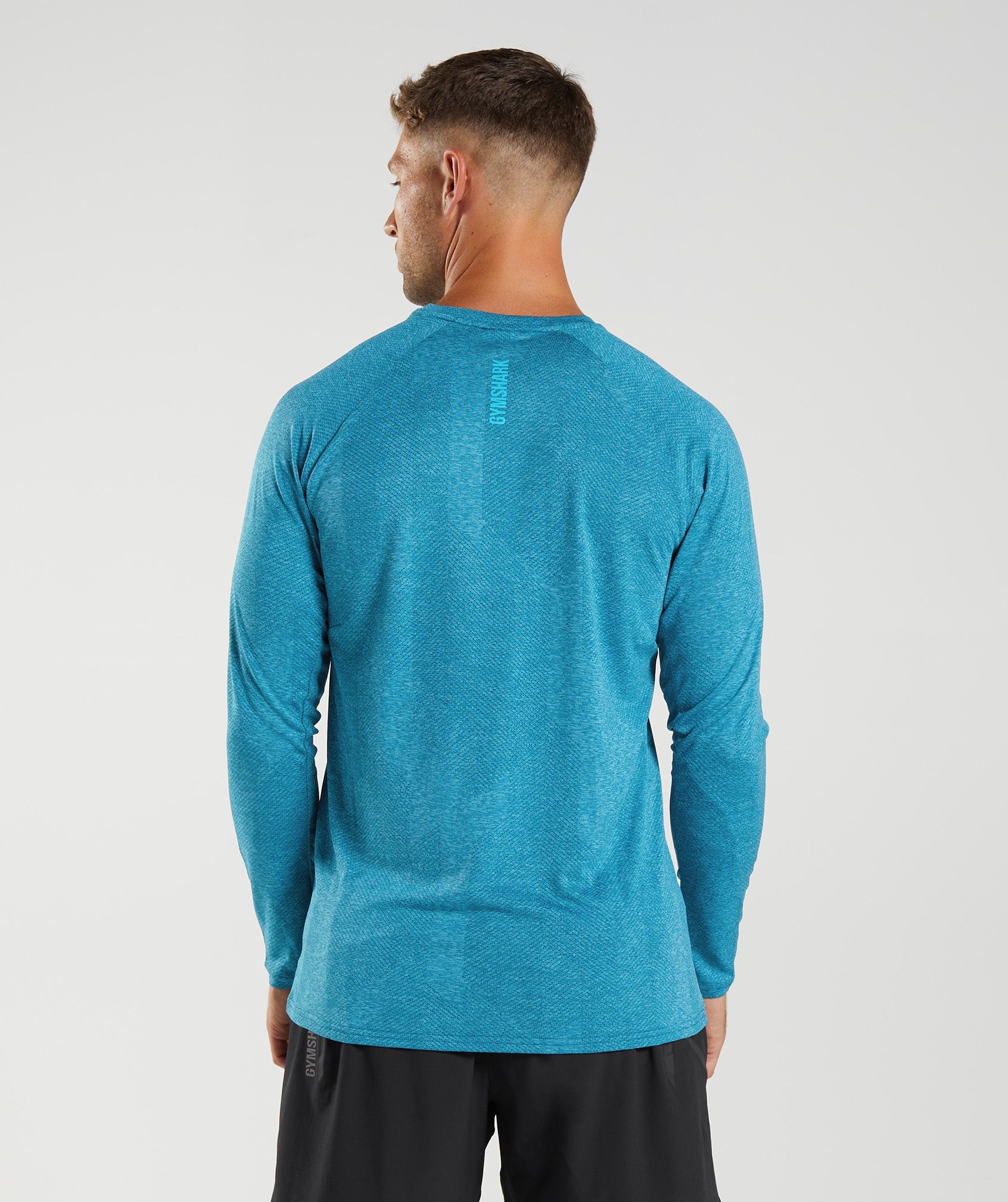 Gymshark Apex Long Sleeve T-shirts Herren Blau | 3152074-ZP