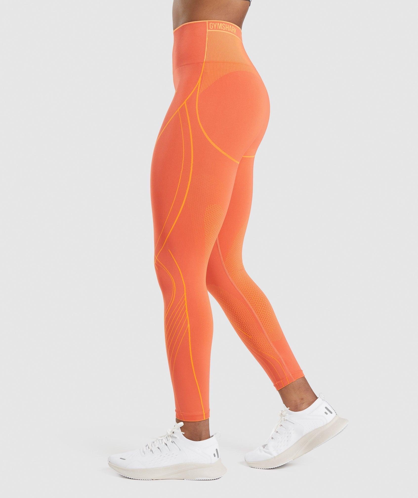 Gymshark Apex Seamless High Rise Leggings Damen Orange | 9083415-VB