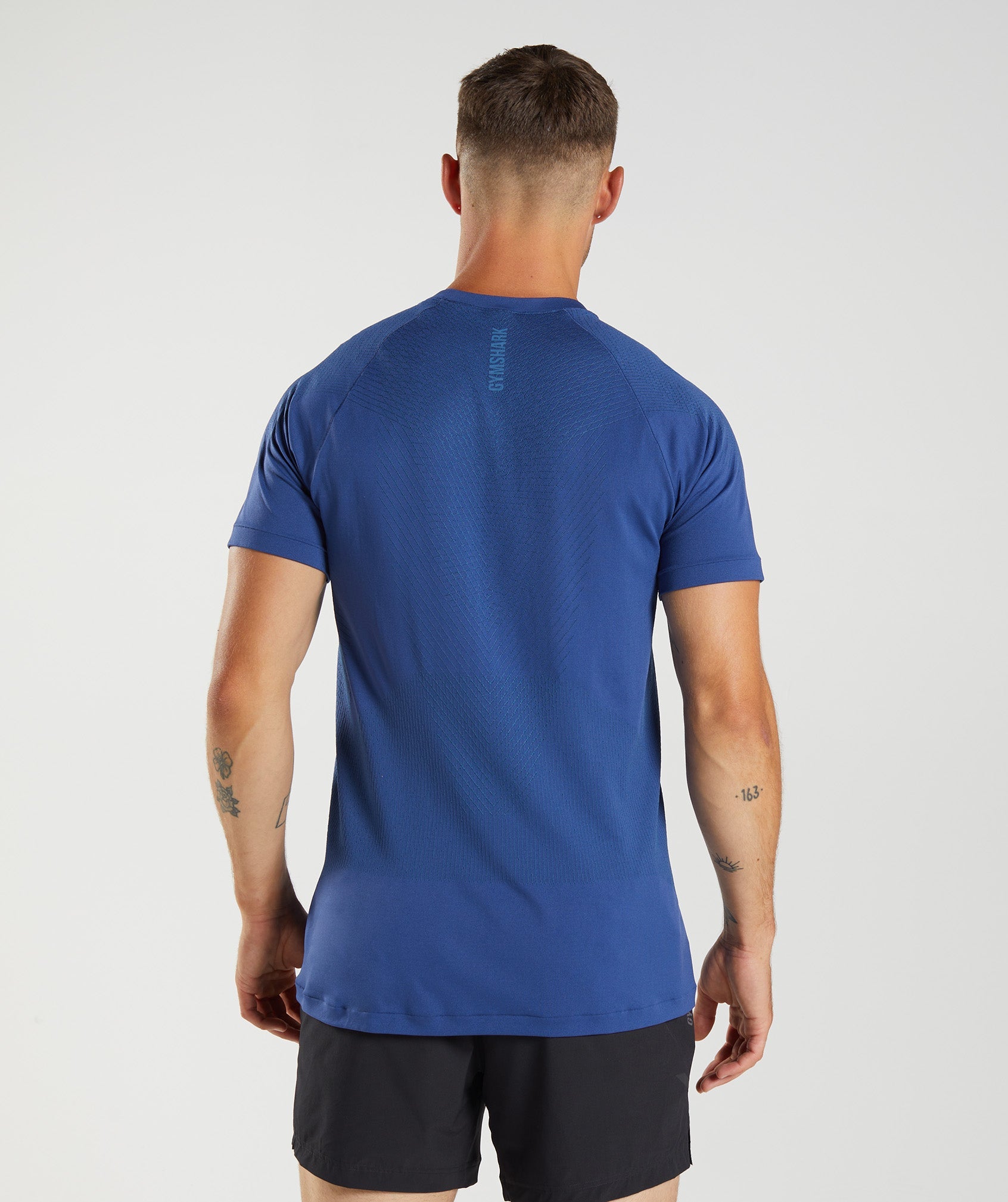 Gymshark Apex Seamless T-shirts Herren Blau | 3498750-KZ