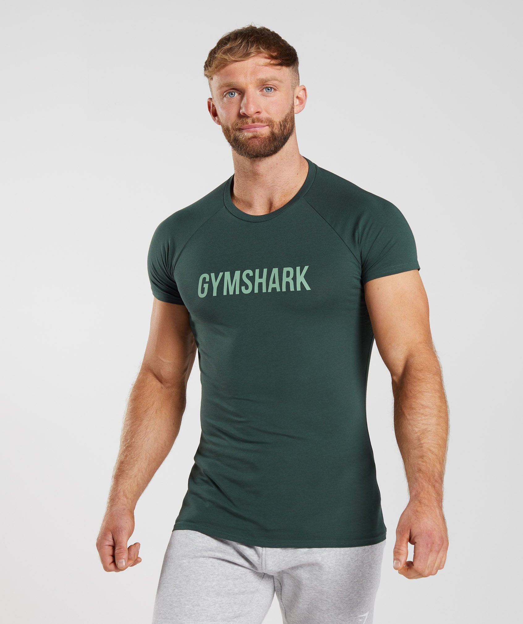 Gymshark Apollo T-shirts Herren Grün | 7218045-KJ