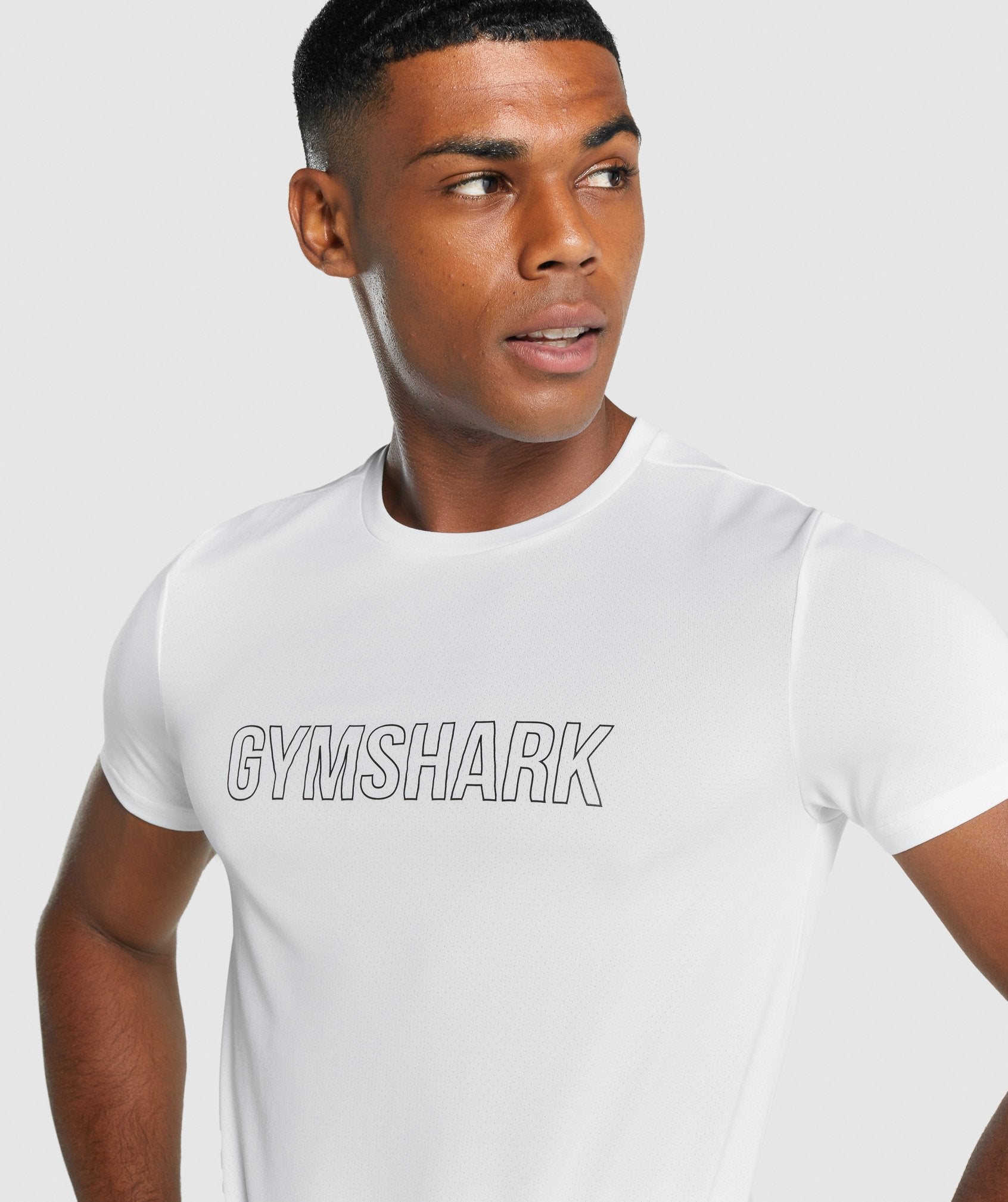 Gymshark Arrival Graphic T-shirts Herren Weiß | 6127583-LQ