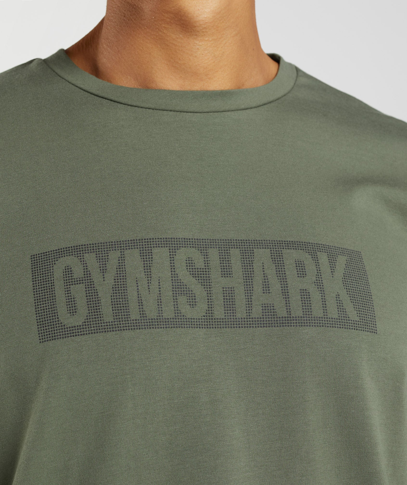 Gymshark Block Long Sleeve T-shirts Herren Olivgrün | 5968271-ZE