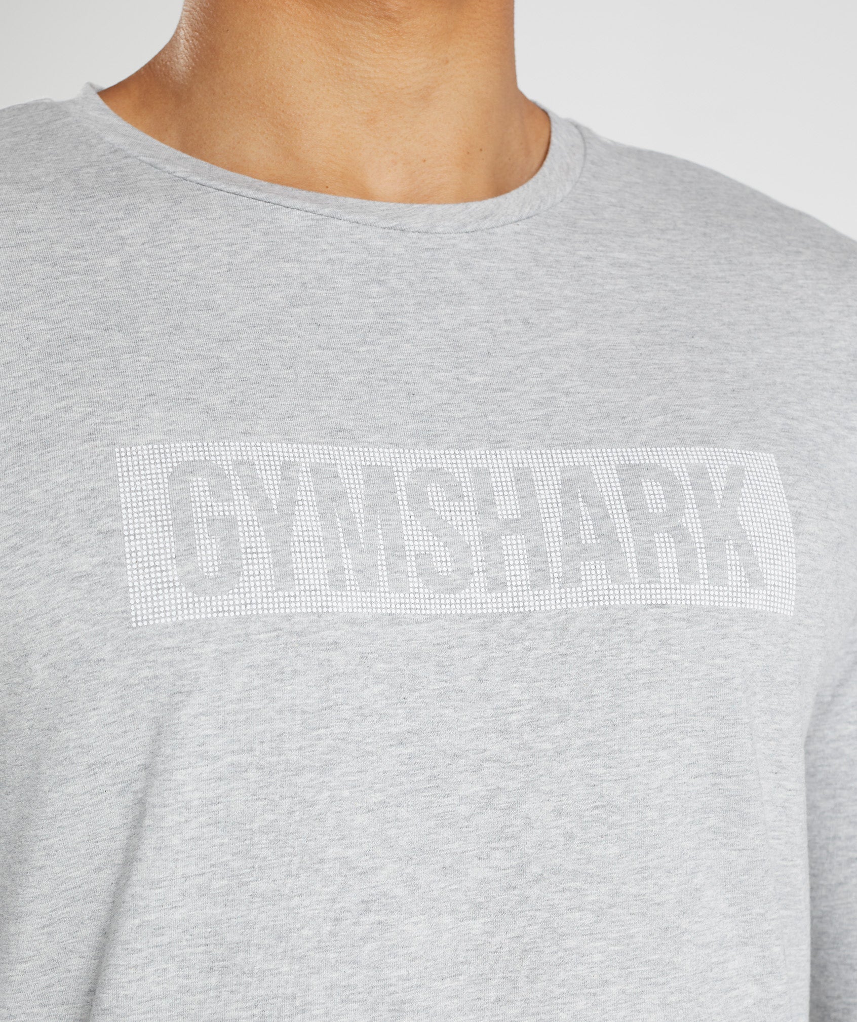 Gymshark Block Long Sleeve T-shirts Herren Hellgrau | 9582401-HW