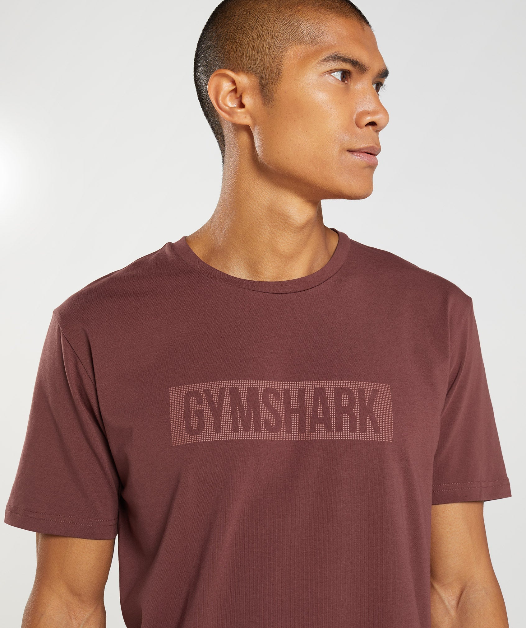Gymshark Block T-shirts Herren Braun | 1206348-QM
