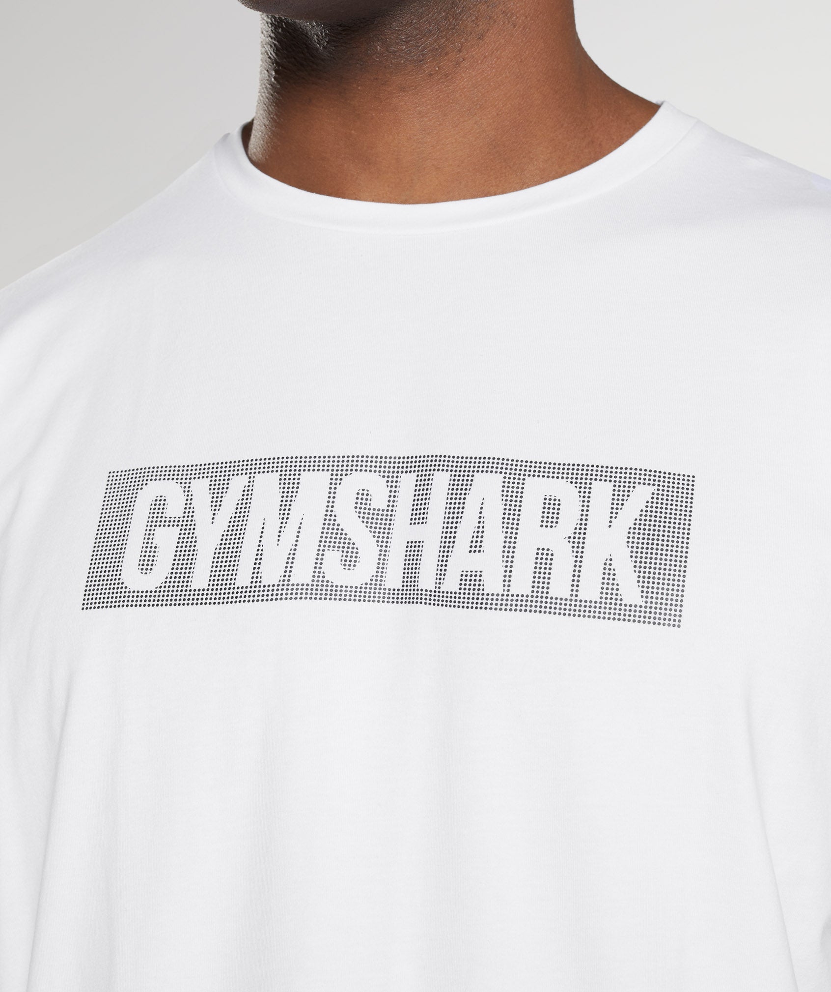 Gymshark Block T-shirts Herren Weiß | 4706982-LP