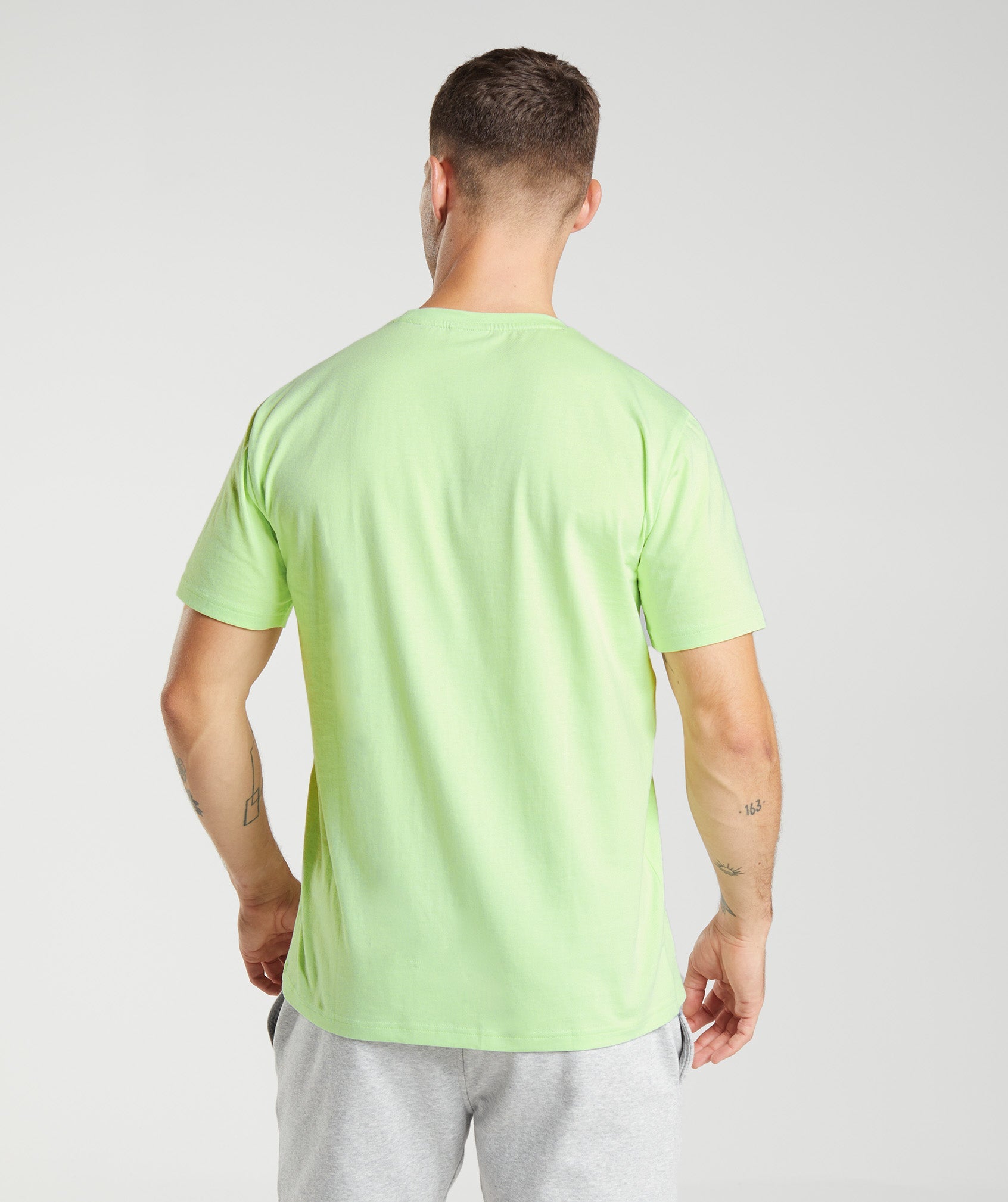 Gymshark Crest T-shirts Herren Grün | 6172904-PR