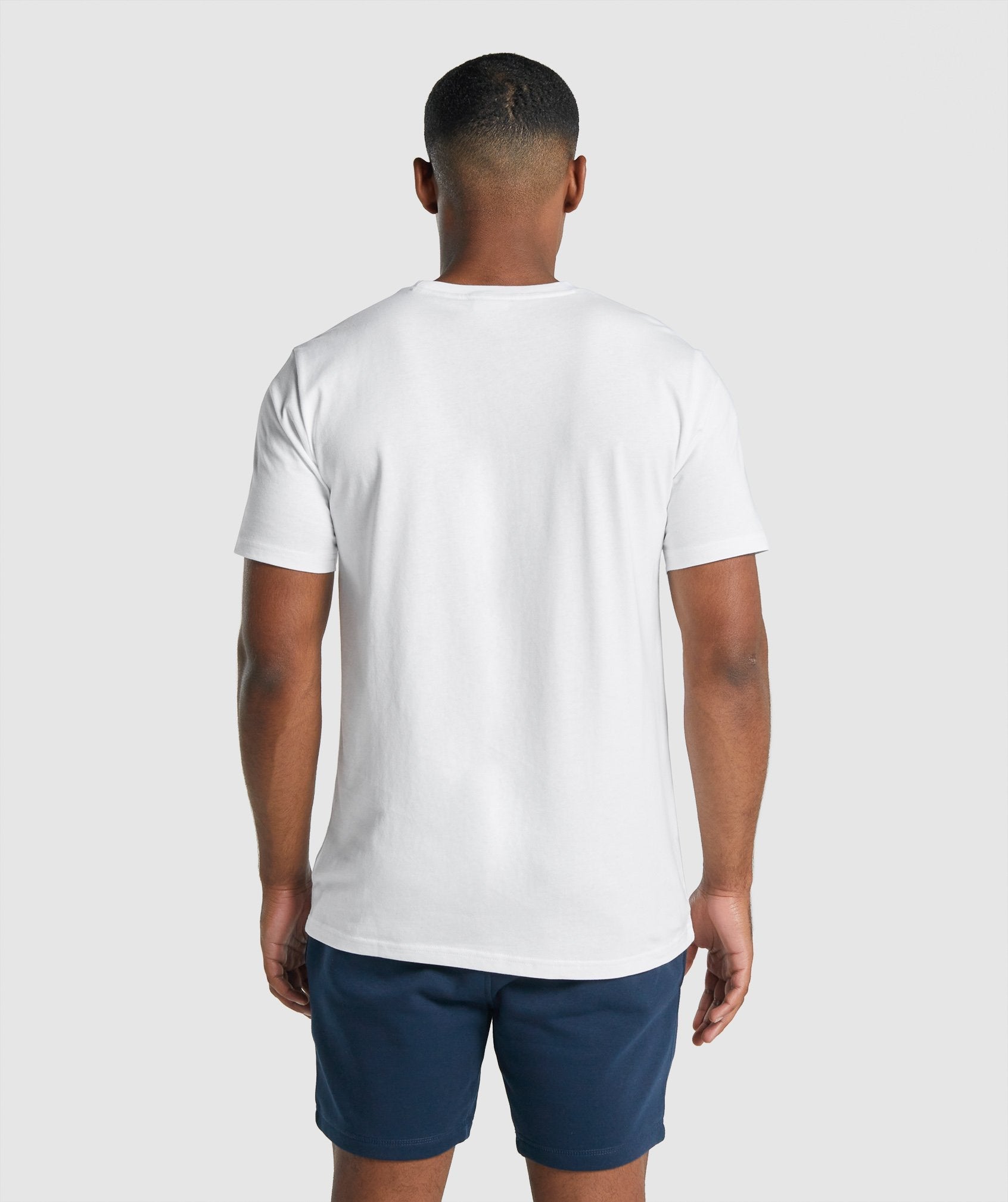 Gymshark Crest T-shirts Herren Weiß | 8320976-RK