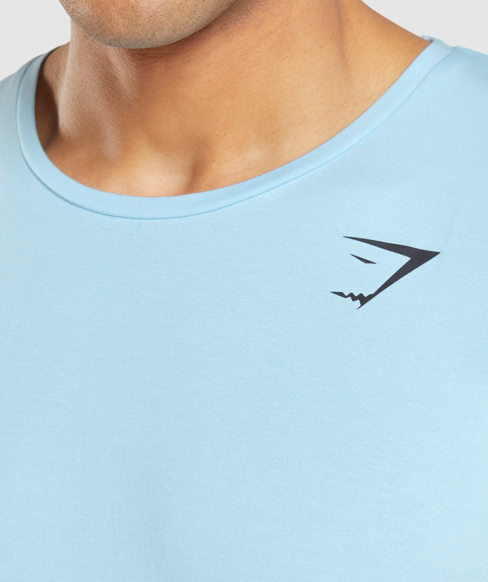 Gymshark Essential Long Sleeve T-shirts Herren Blau | 6125890-AB