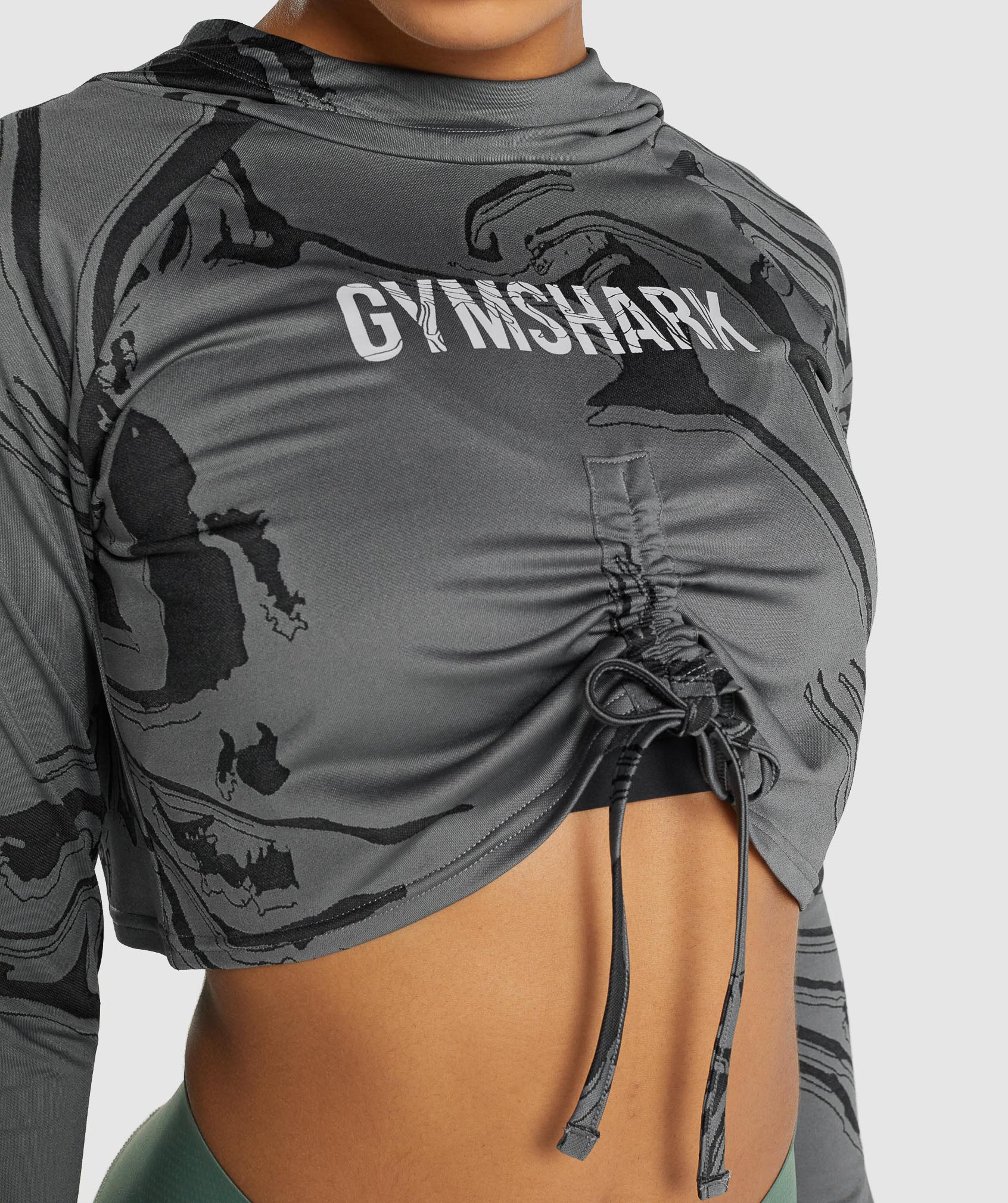Gymshark GS Power Pullover Sweatshirts Damen Schwarz | 2619738-LW