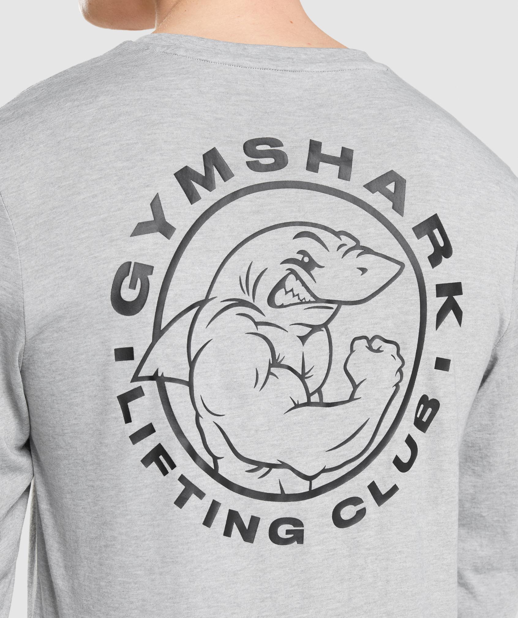 Gymshark Legacy Long Sleeve T-shirts Herren Hellgrau | 2569183-CG