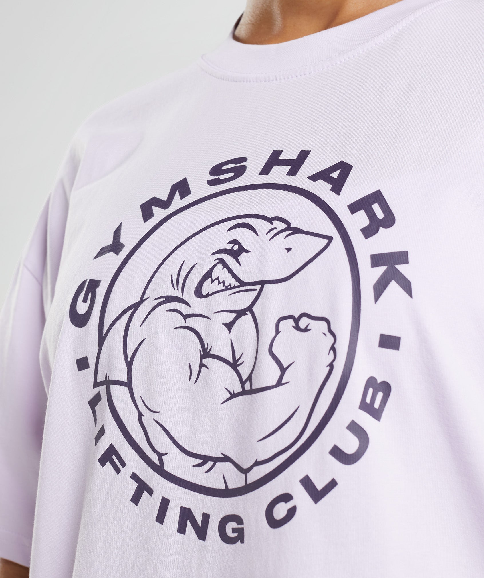 Gymshark Legacy Oversized T-shirts Damen Lila | 5268073-WH