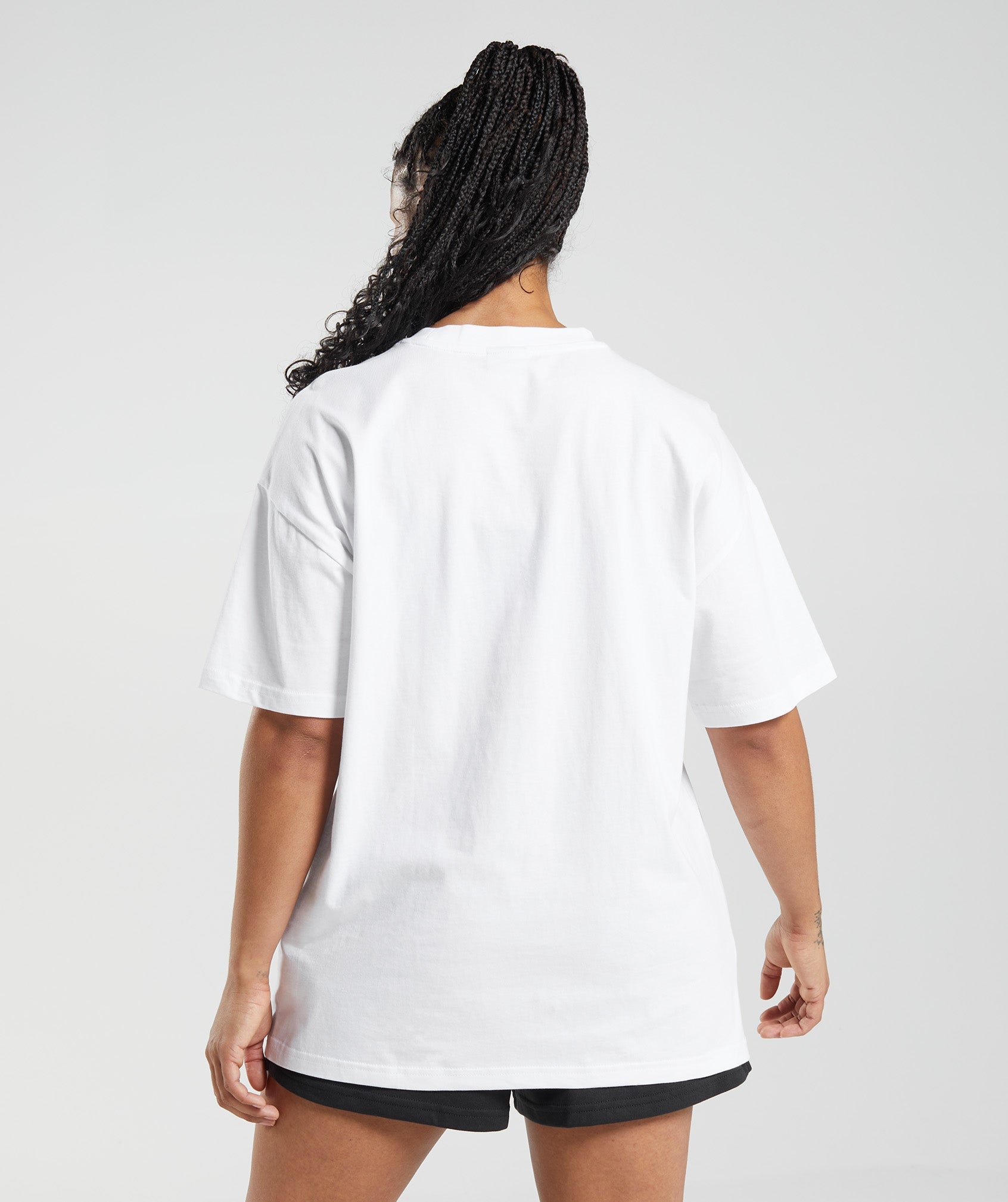 Gymshark Legacy Oversized T-shirts Damen Weiß | 6852730-JT