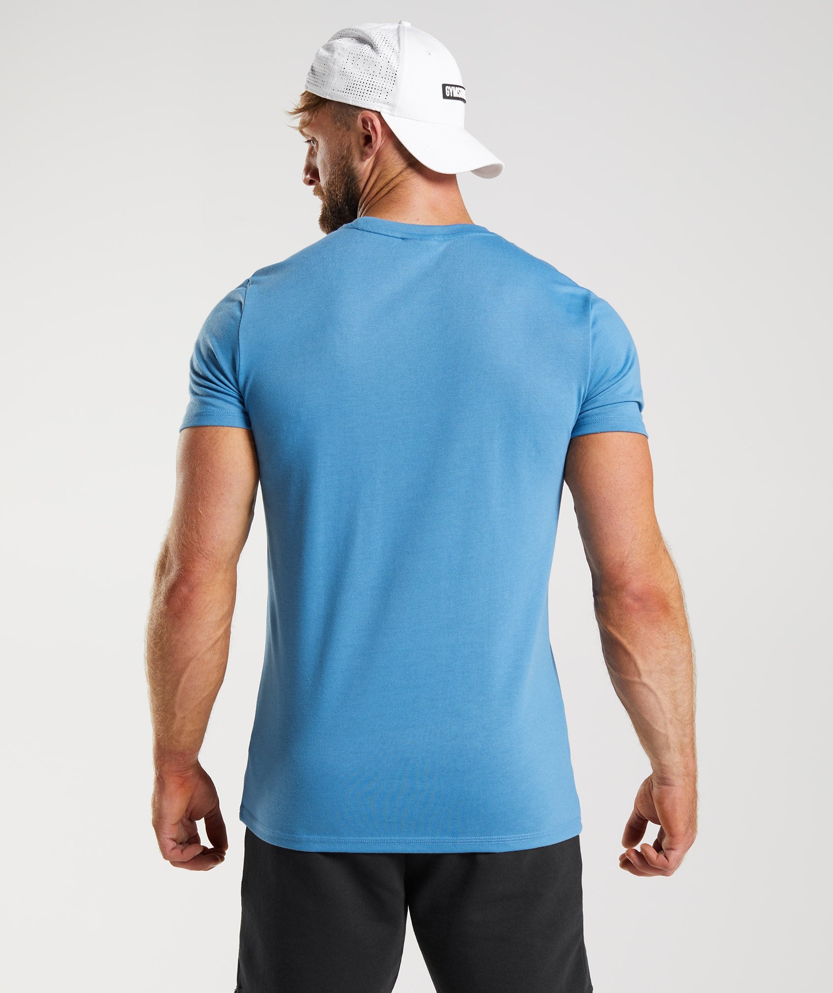 Gymshark Legacy T-shirts Herren Blau | 1756384-XM
