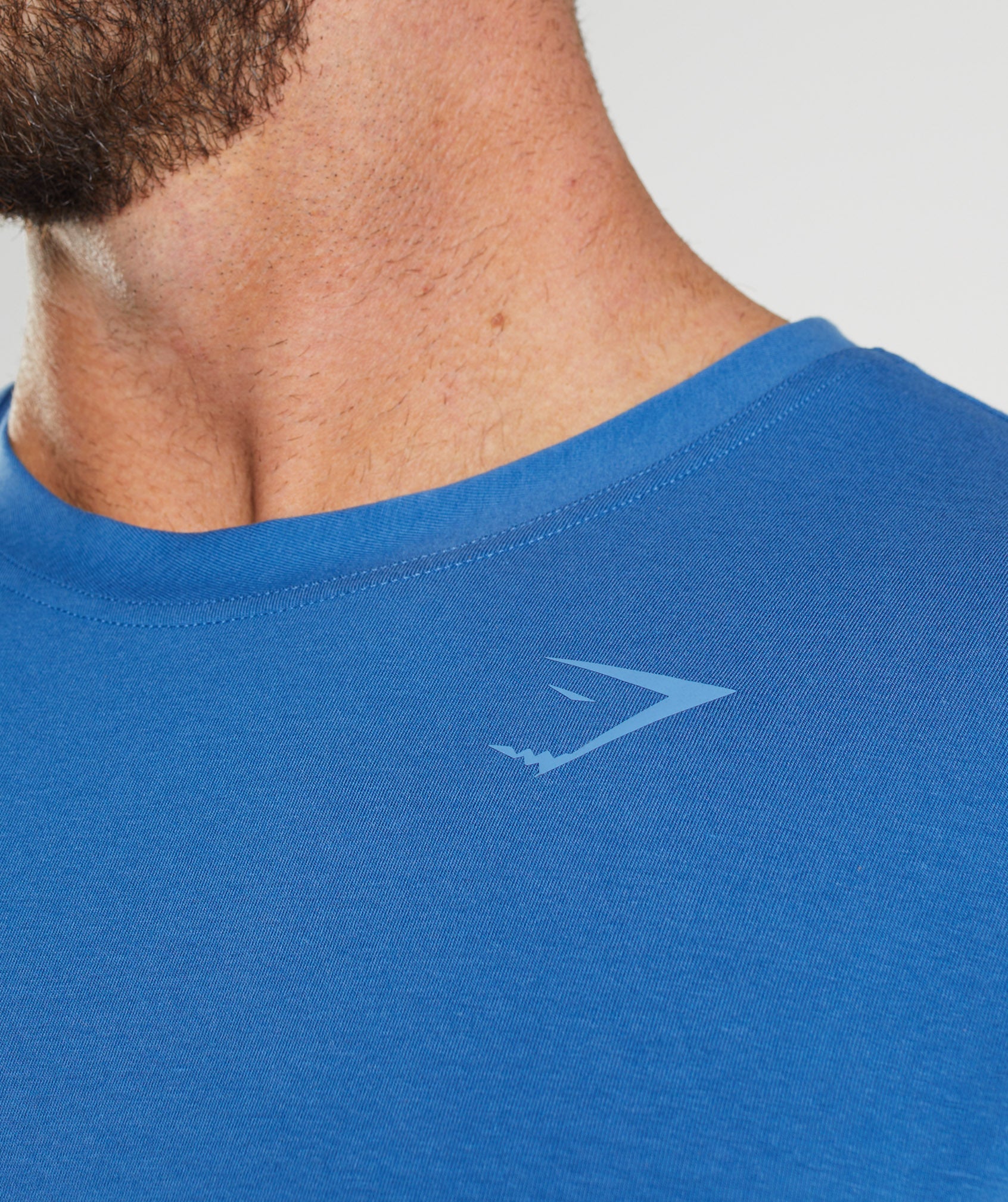 Gymshark Power T-shirts Herren Blau | 3784219-TM