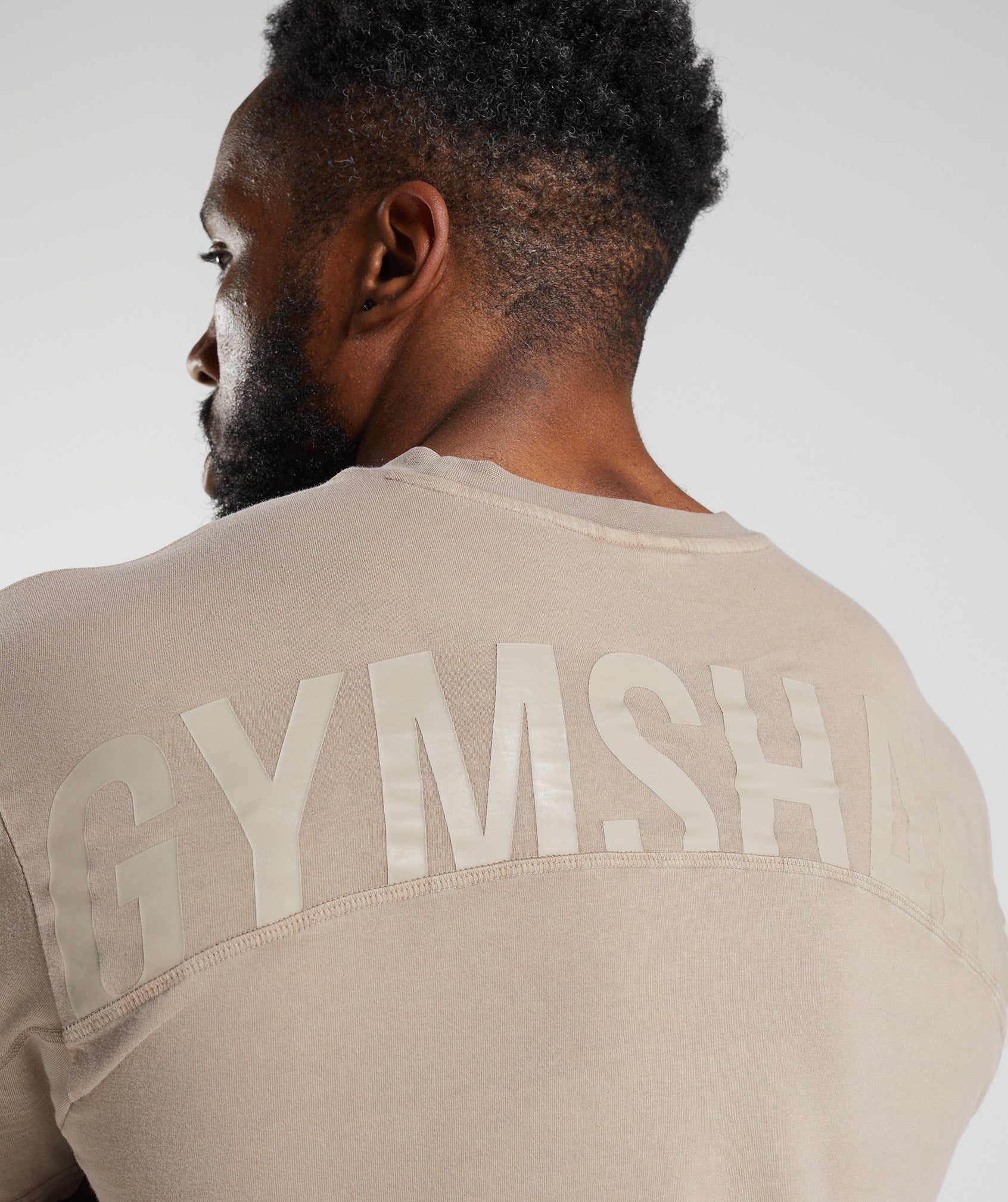 Gymshark Power Washed T-shirts Herren Braun | 5163287-MX