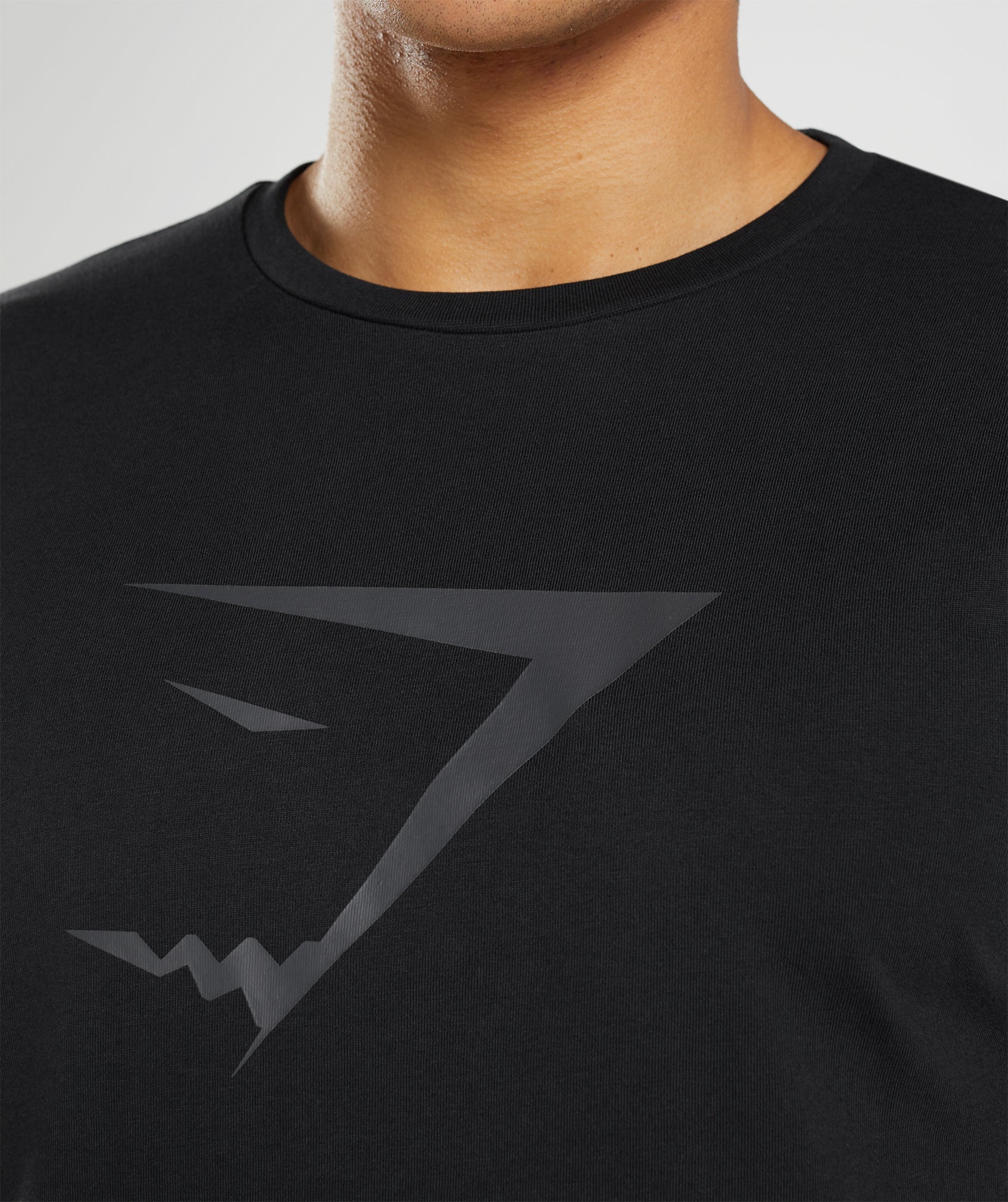 Gymshark Sharkhead Infill T-shirts Herren Schwarz | 3198574-IE