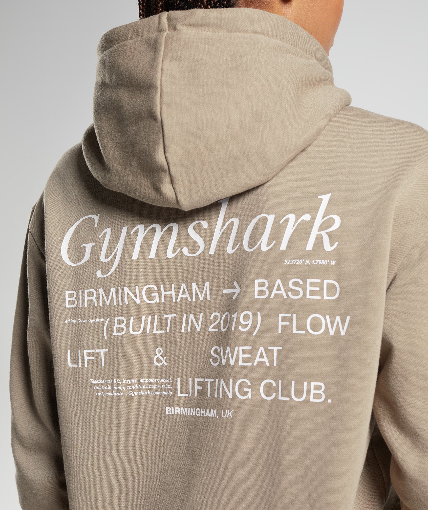 Gymshark Social Club Oversized Hoodie Damen Braun | 1387520-KB