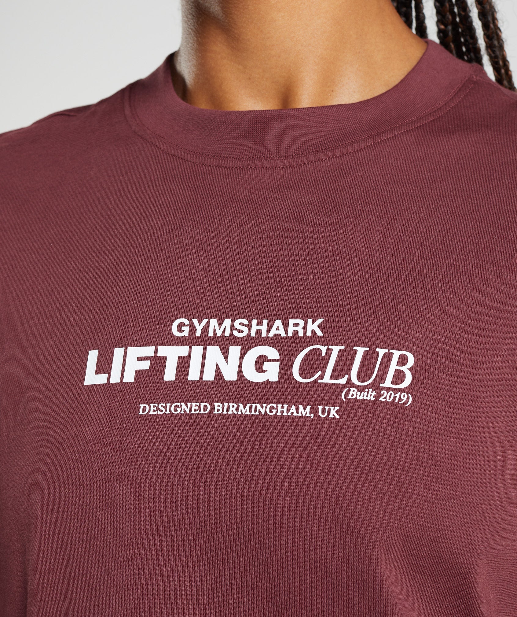 Gymshark Social Club Oversized T-shirts Damen Rosa Braun | 6208157-HN