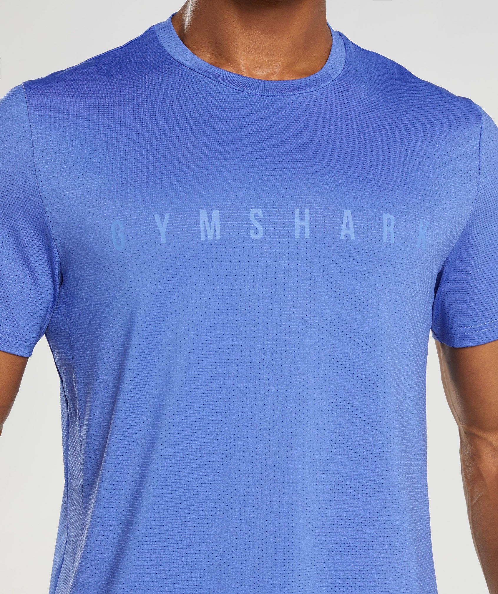 Gymshark Sport Stripe T-shirts Herren Blau | 2849735-PC