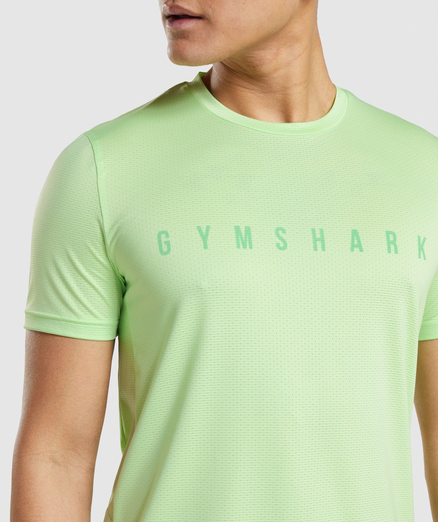 Gymshark Sport Stripe T-shirts Herren Grün | 8237619-MD