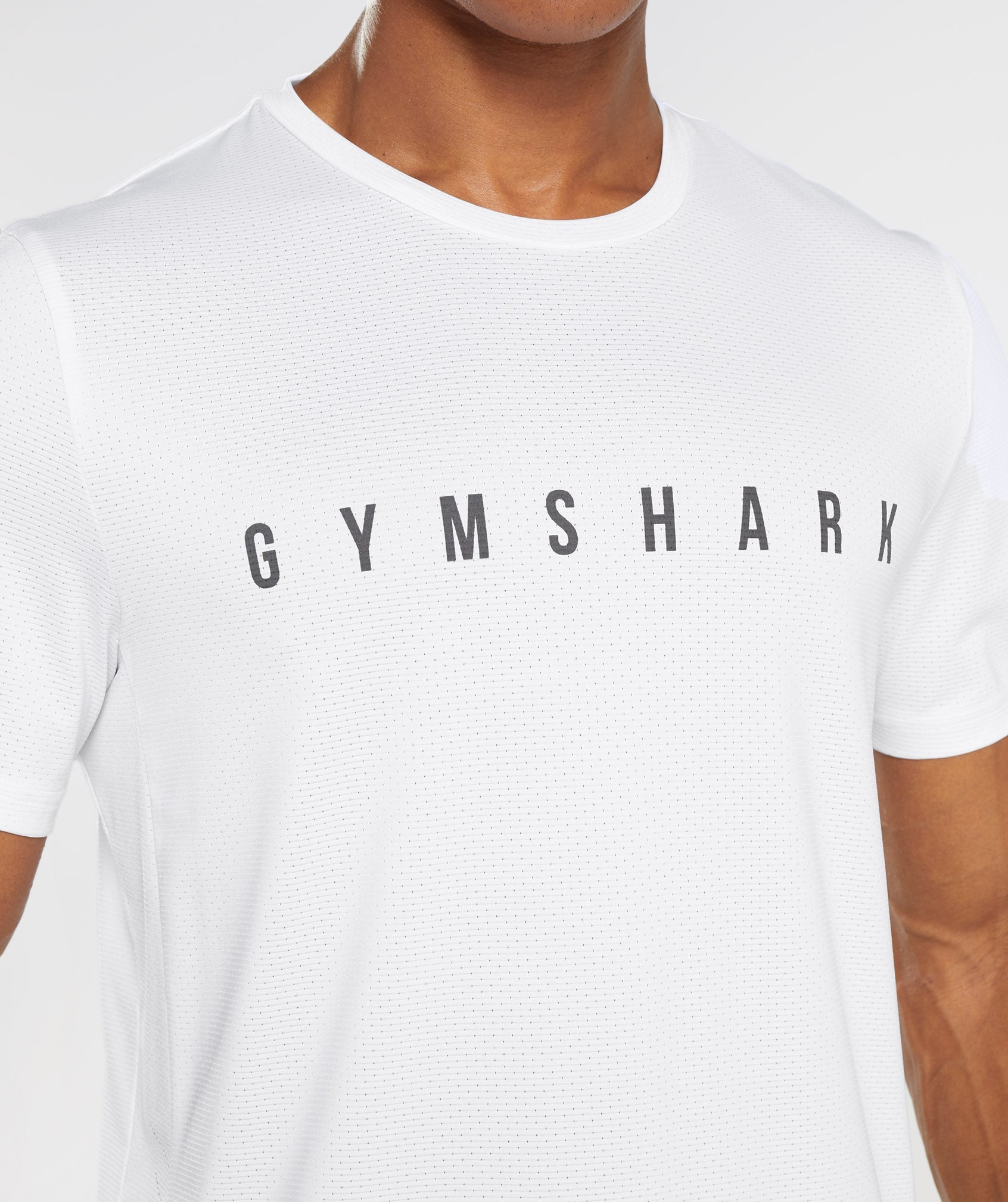 Gymshark Sport Stripe T-shirts Herren Weiß | 8620591-AC