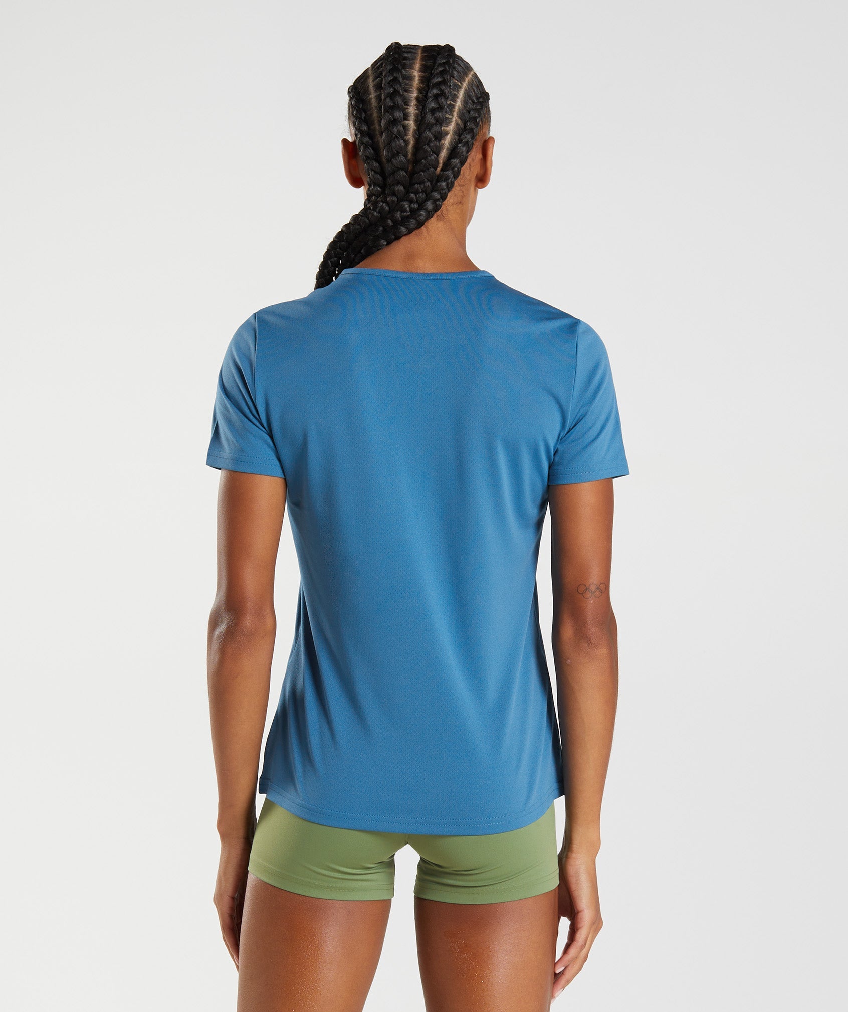 Gymshark Sport T-shirts Damen Blau | 3298650-UL