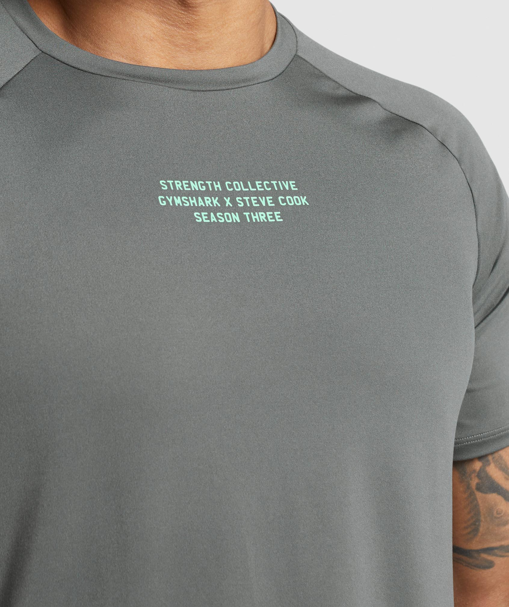 Gymshark Steve Cook T-shirts Herren Grau | 5780326-HA