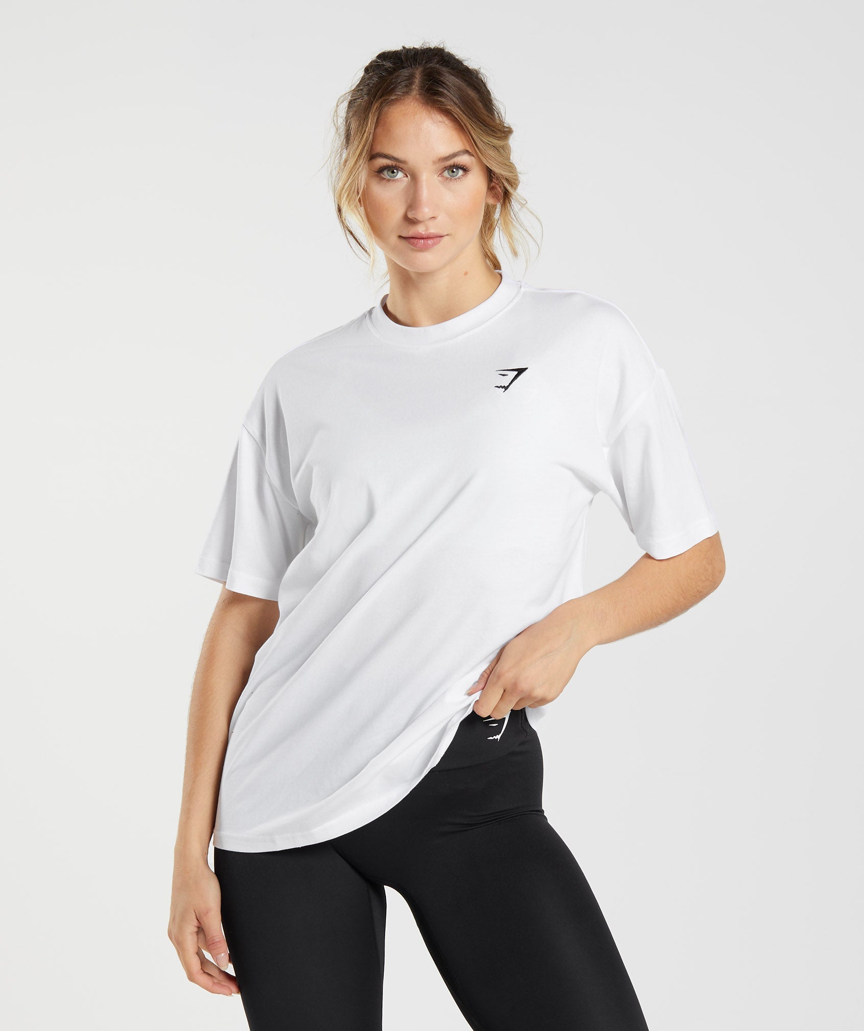 Gymshark Sport Oversized T-shirts Damen Weiß | 0594182-YU